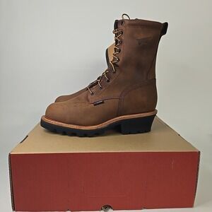 Red Wing 4420 Waterproof Logger Boots (Steel Toe) Size 8.5 D